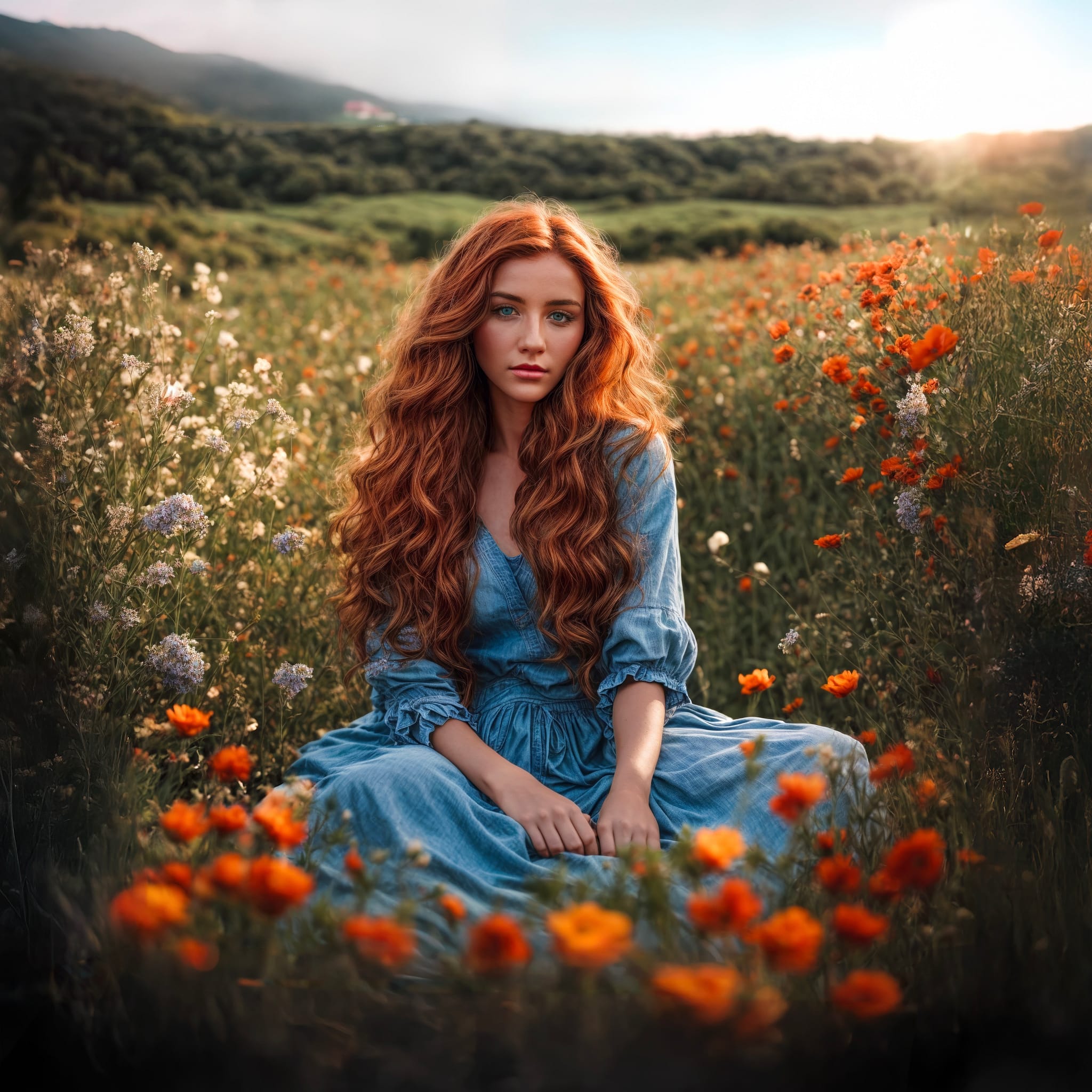 Verzauberte Momente im Blumenmeer