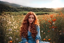 Verzauberte Momente im Blumenmeer