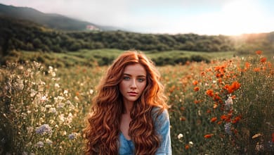 Verzauberte Momente im Blumenmeer